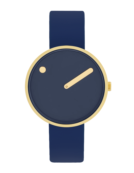 PICTO | 34 MM / MIDNIGHT BLUE DIAL / MIDNIGHT BLUE BIO BASED TPU STRAP