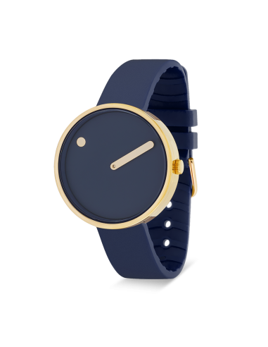 PICTO | 34 MM / MIDNIGHT BLUE DIAL / MIDNIGHT BLUE BIO BASED TPU STRAP