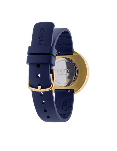 PICTO | 34 MM / MIDNIGHT BLUE DIAL / MIDNIGHT BLUE BIO BASED TPU STRAP