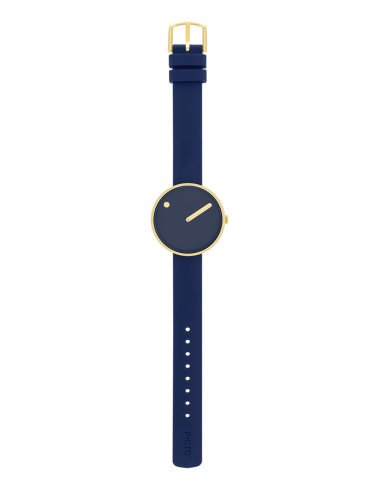 PICTO | 34 MM / MIDNIGHT BLUE DIAL / MIDNIGHT BLUE BIO BASED TPU STRAP