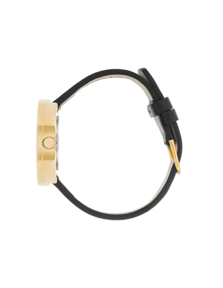 PICTO | 34 MM / BLACK DIAL / BLACK LEATHER STRAP