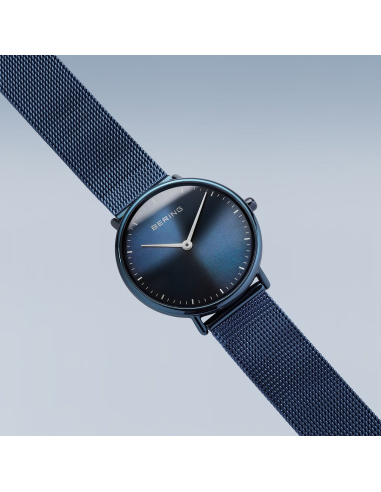 BERING | Ultra Slim | poleret blå | 15729-397