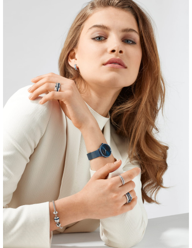 BERING | Ultra Slim | poleret blå | 15729-397