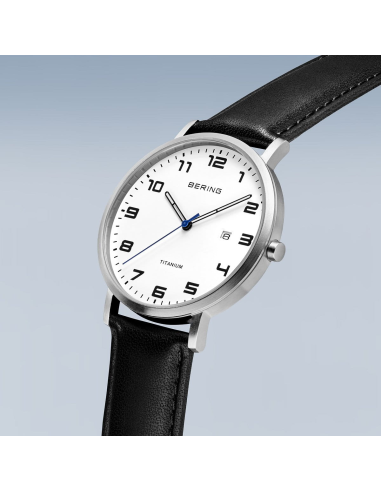 BERING | Titanium | børstet sølv | 18640-404