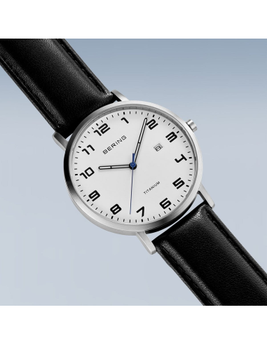 BERING | Titanium | børstet sølv | 18640-404