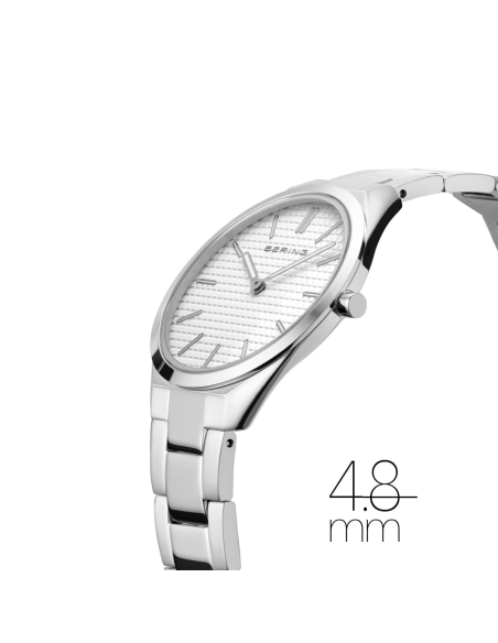 BERING | Ultra Slim | poleret/børstet sølv | 17231-700