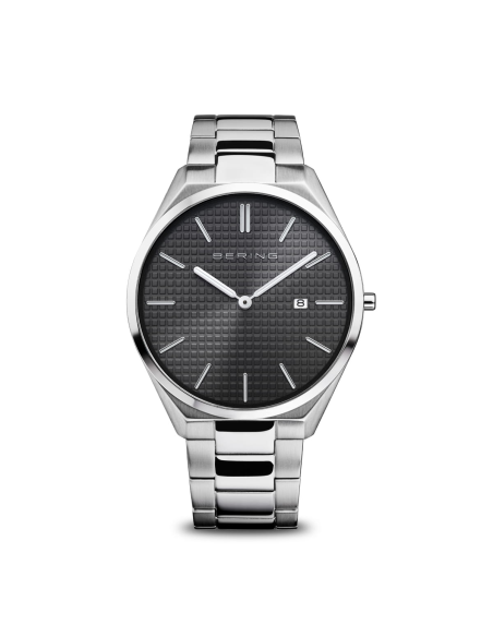 BERING | Ultra Slim | poleret/børstet sølv | 17240-702