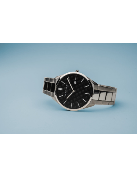 BERING | Ultra Slim | poleret/børstet sølv | 17240-702