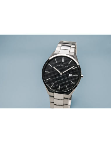 BERING | Ultra Slim | poleret/børstet sølv | 17240-702