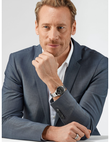 BERING | Ultra Slim | poleret/børstet sølv | 17240-702