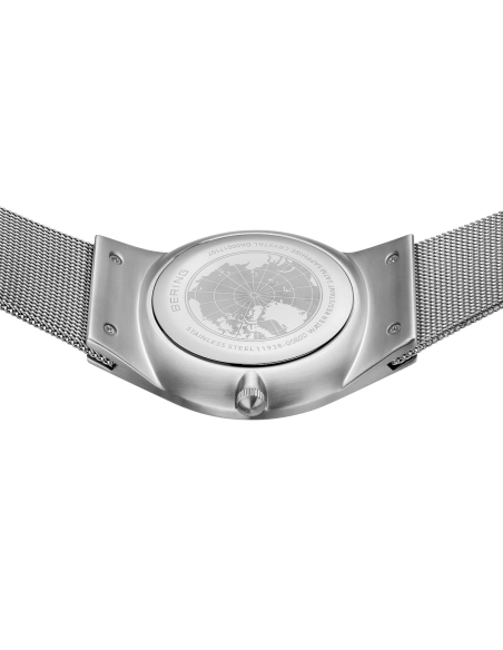 BERING | Classic | børstet sølv | 11938-008DD