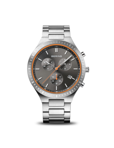 BERING | Titan Chrono | Børstet sølv | 11743-709