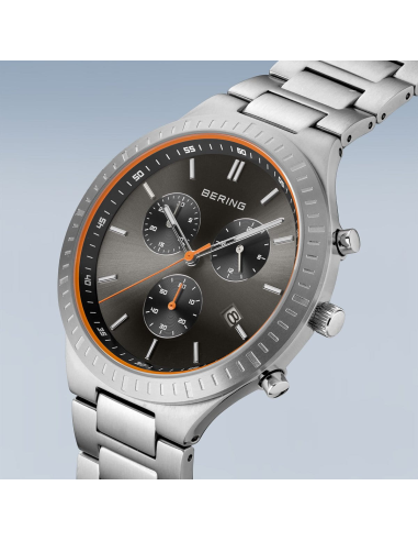 BERING | Titan Chrono | Børstet sølv | 11743-709