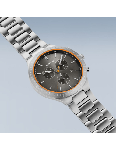 BERING | Titan Chrono | Børstet sølv | 11743-709