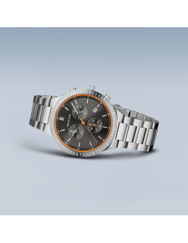 BERING | Titan Chrono | Børstet sølv | 11743-709