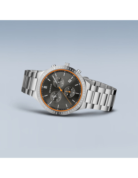 BERING | Titan Chrono | Børstet sølv | 11743-709
