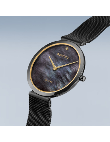 BERING | Classic | poleret sort | 18132-132