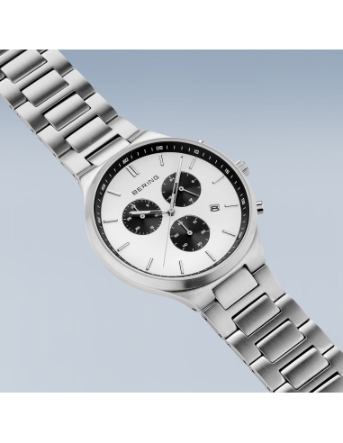 BERING | Titan Chrono | Børstet sølv | 11743-704