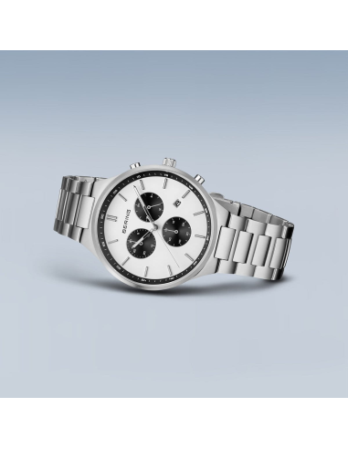 BERING | Titan Chrono | Børstet sølv | 11743-704