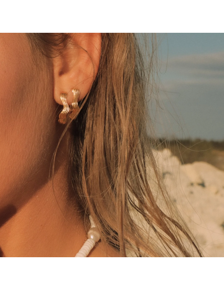 SISTIE x Silke - Ørestikker forgyldt SISTIE x Silke - Ørestikker forgyldt