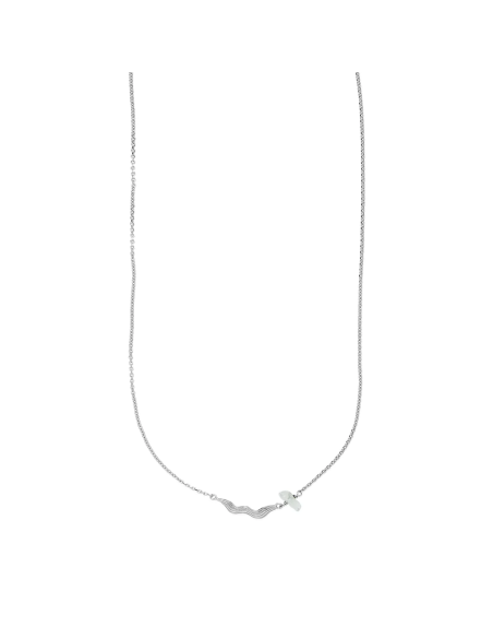 SISTIE x Silke - Halskæde sølv m. grøn prenit SISTIE x Silke - Halskæde sølv m. grøn prenit