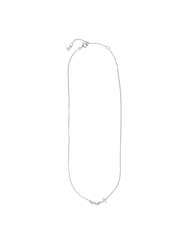 SISTIE x Silke - Halskæde sølv m. grøn prenit