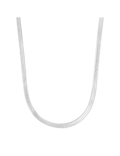 FLAT52 halskæde i rhodineret sølv | Nordahl Jewellery