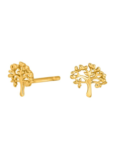 TREE52 ørestikker i forgyldt sølv | Nordahl Jewellery