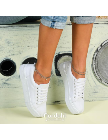 NORDAHL JEWELLERY | Rhd. sølv ankel DISC52 23+4cm