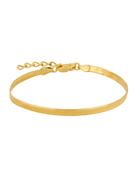 FLAT52 armbånd i forgyldt sølv | Nordahl Jewellery