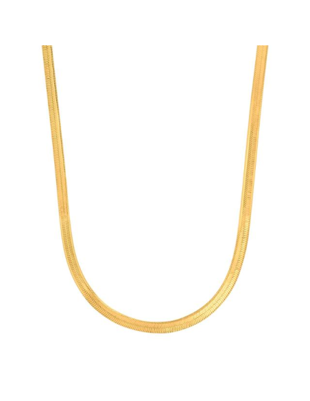 NORDAHL JEWELLERY | Forgyldt sølv halskæde FLAT52