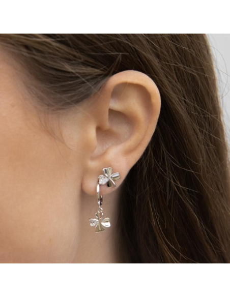 JOANLI NOR | Rhd. Sølv creoler JOLINNOR