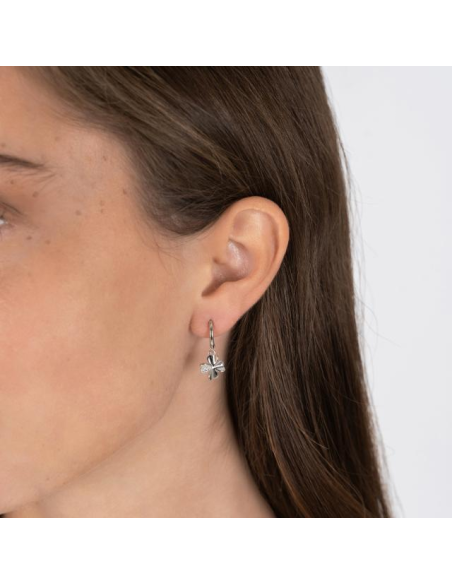 JOANLI NOR | Rhd. Sølv creoler JOLINNOR