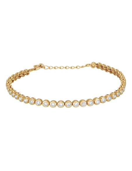 JOANLI NOR | Forgyldt sølv tennisarmbånd EMMYNOR 3,6mm