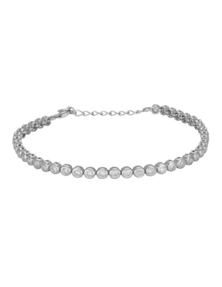 JOANLI NOR | Rhod. sølv tennisarmbånd EMMYNOR 3,6mm