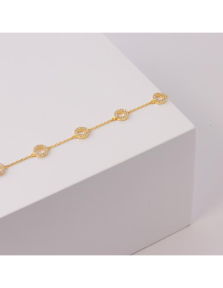 JOANLI NOR | Forgyldt sølv armbånd ANNANOR 6mm JOANLI NOR | Forgyldt sølv armbånd ANNANOR 6mm