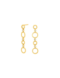 JOANLI NOR | Forgyldt ørehængere MARIENOR 3