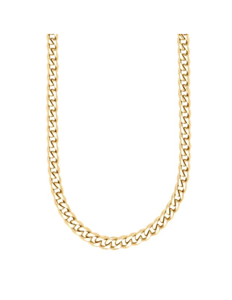 SON | Kæde stål blank 60cm IPGold