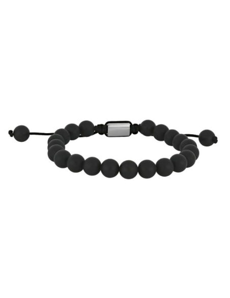 SON | Armbånd black agate 8mm