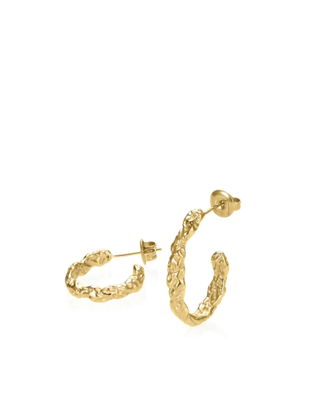 SISTIE | Lana - Kreoler Medium Forgyldt Stål