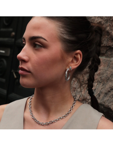 SISTIE | Lana - Kreoler Medium Stål