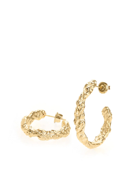 SISTIE | Lana - Kreoler Large Forgyldt Stål