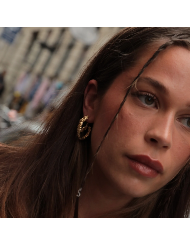 SISTIE | Lana - Kreoler Large Forgyldt Stål