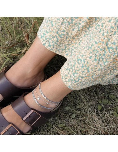 NORDAHL JEWELLERY | RHD. SØLV ANKELKÆDE PANZER52