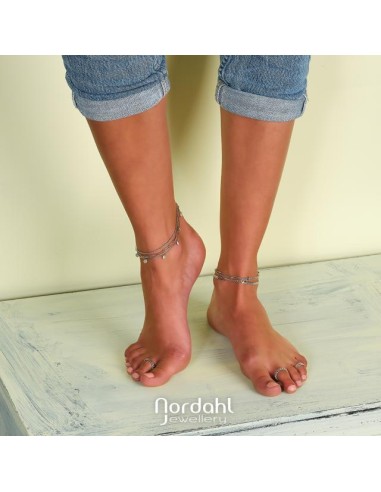 NORDAHL JEWELLERY | RHD. SØLV ANKELKÆDE SUMMER52