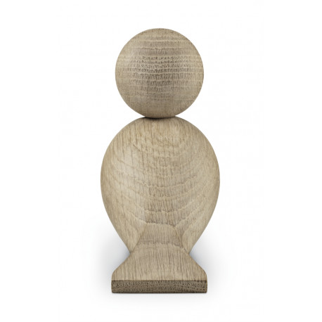 KAY BOJESEN - SANGFUGL ALFRED -  TRÆFIGURER I UBEHANDLET EG OG UBEHANDLET RØGET EG