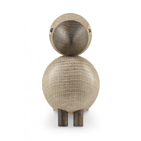 KAY BOJESEN - SANGFUGL ALFRED -  TRÆFIGURER I UBEHANDLET EG OG UBEHANDLET RØGET EG