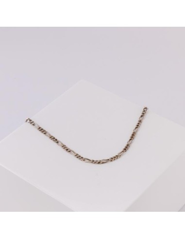 NORDAHL JEWELLERY | Rhd. sølv kæde FIGARO52 3mm 50cm