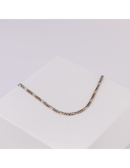 NORDAHL JEWELLERY | Rhd. sølv kæde FIGARO52 3mm 50cm