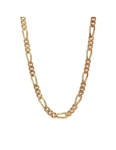 NORDAHL JEWELLERY | Forgyldt sølv kæde FIGARO52 3mm 50cm